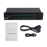 EQ-323 110V 2U Dual 31-band Professional Graphic Equalizer Spectrum Digital Equalizer for Home Stage