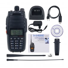 TYT TH-UV8000D 10W 10KM 3600Mah FM Transceiver Walkie Talkie Dual Band Radio with Programming Cable