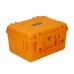 Orange Plastic Waterproof Radio Box for XIEGU X6100/Elecraft KX2 and for ICOM IC-705 Three in One Radio Box