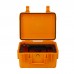 Orange Plastic Waterproof Radio Box for XIEGU X6100/Elecraft KX2 and for ICOM IC-705 Three in One Radio Box