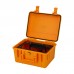Orange Plastic Waterproof Radio Box for XIEGU X6100/Elecraft KX2 and for ICOM IC-705 Three in One Radio Box