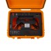 Orange Plastic Waterproof Radio Box for XIEGU X6100/Elecraft KX2 and for ICOM IC-705 Three in One Radio Box