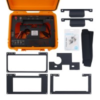 Orange Plastic Waterproof Radio Box for XIEGU X6100/Elecraft KX2 and for ICOM IC-705 Three in One Radio Box