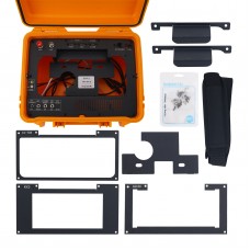 Orange Plastic Waterproof Radio Box for XIEGU X6100/Elecraft KX2 and for ICOM IC-705 Three in One Radio Box