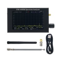 Standard Version 35Mhz - 4400MHz Handheld Portable Spectrum Analyzer 4.3-inch TFT LCD Screen RF High Frequency Analyzer