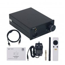 J3 Bluetooth Audio Decoder Wireless Receiver DAC 9038 Optical Fiber Coaxial USB Hard Decoding Power Amplifier