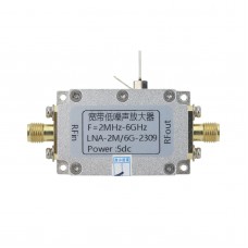 2MHz-6GHz High Linearity RF LNA Low Noise Amplifier Module 50ohm RF Amplifier with SMA Female Connector