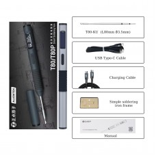 T80 Smart Electric Soldering Iron 100W Portable Constant Welding Station T80-KU Soldering Tip with C2C Data Cable