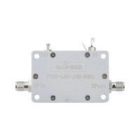 10MHz-6GHz 60dB High Gain LNA Wideband Amplifier Low Noise Amplifier with SMA Female Connector for RF Signal Drive or RX