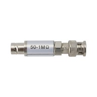 50-1Mohm 0-2GHz Oscilloscope Impedance Matching with BNC Male to Female Connector High Quality RF Accessory