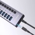 Acasis HS-713MG 13 Port USB Hub 3.0 5Gbps USB Splitter USB3.0 Aluminum Alloy for Laptop Desktop PC