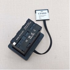 CFast to SSD Adapter NP-F970 to V-shaped Battery Z CAM E2-M4/S6/F6/F8 Multifunctional Converter