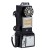 American 1950's Retro Payphone 3 Slot Payphone Wall-Mount Desktop Corded Phone (Black) with Coin Bank