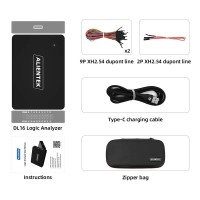 ALIENTEK DL16 250MHz 16-Channel Mini Logic Analyzer ARM FPGA STM32 Debugger Protocol Decoding Support PWM Output