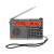 HRD-757 Orange Backlight High Performance Multi-band Radio AM/FM/SW APP Smart Remote Control Bluetooth SOS Alarming