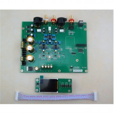 Common Version Dual ES9038Q2M DAC Audio Decoder HiFi Coaxial PCM384K DSD128 Decoder Board Kit with TFT Screen