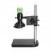 4K 41MP HDMI-compatible USB Digital Video Microscope Camera Adjustable 150X C Mount Len Zoom Stand 144 LED Ring Light