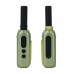 Green Pair of GT58 Portable Mini Walkie Talkie One Click Frequency Matching Handheld Outdoor Radio for Children