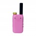 Pink Pair of GT58 Portable Mini Walkie Talkie One Click Frequency Matching Handheld Outdoor Radio for Children