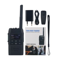 HamGeek ST7500 400-520MHz 199-Channels Portable Simplex Walkie Talkie LED Display with Flashlight Function