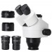 HY-1135 48MP Trinocular Microscope Camera Simul-Focal Double Boom Stand Trinocular Stereo Zoom Microscope