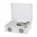 Rechargeable CD Player Bluetooth Record Player with Speakers (White) Enables Hifi Sound Quality