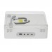 Rechargeable CD Player Bluetooth Record Player with Speakers (White) Enables Hifi Sound Quality