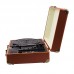 Retro Bluetooth Vinyl Record Player with Speakers Turntable LP Record Player Supports USB Drive