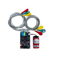 Dual-Channel EMG Sensor Kit EMG Sensor Module Muscle Signal Detection Device Comes with Battery