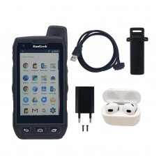 Zello Radio Walkie Talkie IP68 POC Radio Handheld Transceiver Supporting GPS SMS MMS + Earbuds