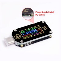 TC66 USB-C Tester Type-C Current Voltage Tester Meter Fast Charging USB PD Trigger USB Communication