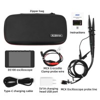 DS100 250MSa/s 50M Mini Oscilloscope Digital Oscilloscope 2 Channel Oscilloscope (Basic Version)