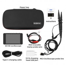 DS100 250MSa/s 50M Mini Oscilloscope Digital Oscilloscope 2 Channel Oscilloscope (Basic Version)