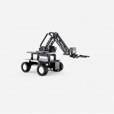 YOURFUN 2-Mode 4WD Smart Robot Car Kit Robot Car Chassis with 3DOF Mechanical Arm for STM32