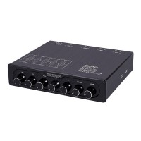 EQ500 HiFi Enthusiasts Level Audio Preamplifier 5-Segment EQ Tuning Audio Processor Effector Mini Mixer
