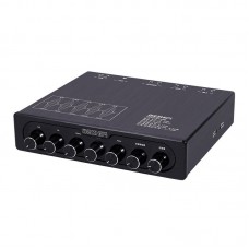 EQ500 HiFi Enthusiasts Level Audio Preamplifier 5-Segment EQ Tuning Audio Processor Effector Mini Mixer