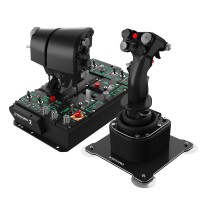 WINWING Orion 2 HOTAS Flight Simulator (15EX Metal Throttle with Finger Lift + 16EX Flight Joystick Grip with Shaker Kit)