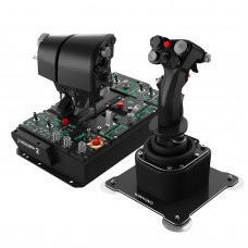 WINWING Orion 2 HOTAS Flight Simulator (15EX Metal Throttle with Finger Lift + 16EX Flight Joystick Grip with Shaker Kit)