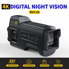 FNIRSI NVS-20 4K Digital Full Color HD IR Handheld Night Vision Monocular Device 300M Hunting for Outdoor Night Optical Imaging