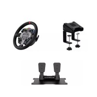 CAMMUS C12 11.8" Direct Drive Steering Wheel Gaming Wheel with CS5 Desktop Clamp + CP5 Pedals