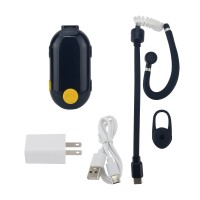 A8 400-470MHz 3KM In Ear Walkie Talkie Rechargeable Mini Walkie Talkie with 360° Swivel Earbud