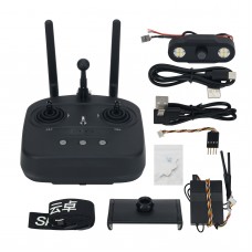 Skydroid T10 2.4GHz 10CH RC Receiver Transmitter RC TX RX (w/ LED Camera) for Agricultural Drones