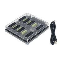 Automatic Distributor Converter 6 Input 3 Output Distributor with USB Cable for Scart Switcher Converting Board Device
