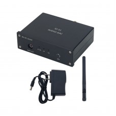 SJ01 Audio DAC 192KHz 24BIT BT5.0 Bluetooth Receiver USB DAC Headphone Amplifier Assembled with Power Adapter