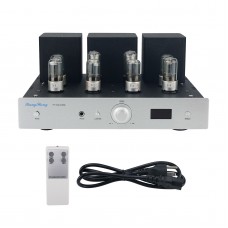 Hifi Tube Preamplifier Tube Preamp Headphone Amplifier (with Silver Panel) Supports Remote Control