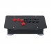 HAMGEEK HG-J500B Arcade Controller Fight Stick Game Controller with Black Red Buttons for Hitbox PC