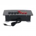 HAMGEEK HG-J500B Arcade Controller Fight Stick Game Controller with Black Red Buttons for Hitbox PC