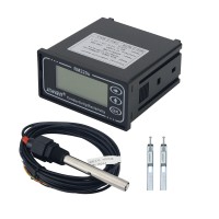 JISHEN RM-220S Online Resistivity Meter High Purity Water Resistivity Tester + 0.01 Plug-in Conductivity Electrode