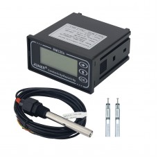 JISHEN RM-220S Online Resistivity Meter High Purity Water Resistivity Tester + 0.01 Plug-in Conductivity Electrode