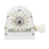 100-300W 500-4000RPM Pelton Wheel Impulse Pelton Turbine with Adapter to DIY Hydroelectric Generator